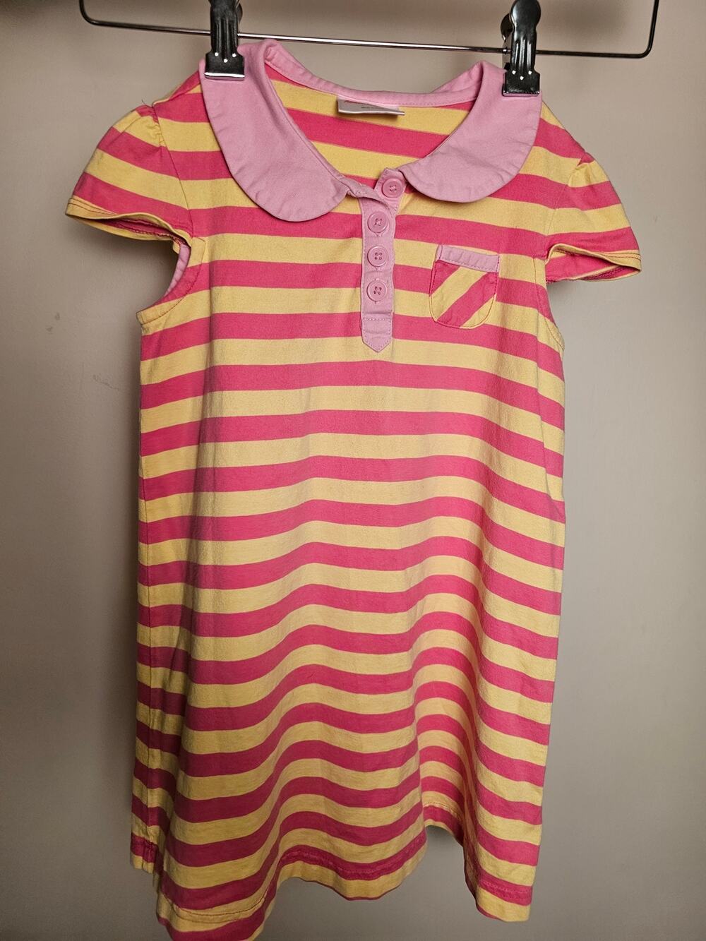 Hanna Andersson 100% Cotton Striped Shirt Dress